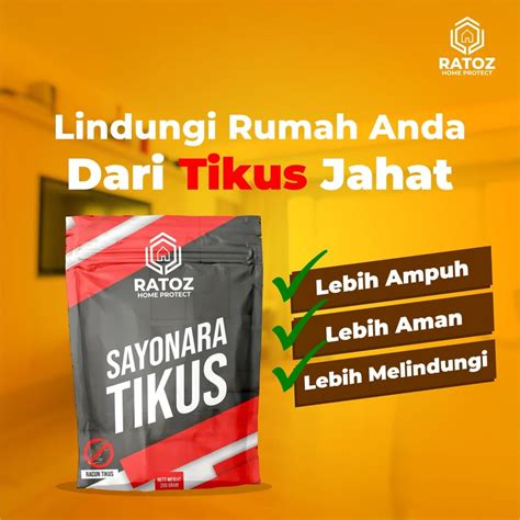 Jual Racun Tikus Mati Kering Dan Tidak Meninggalkan Bau Paket 2 Pouch