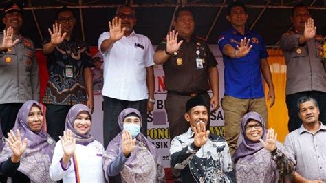 Polres Aceh Besar Launching Kampung Bebas Narkoba Di Lamraya Kapolres