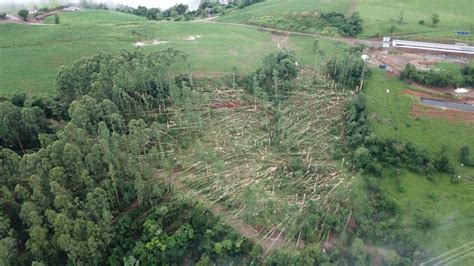 Tornados enxurradas e enchentes tempestades devastam municípios em SC