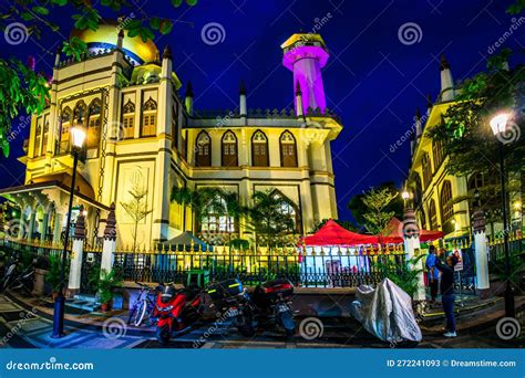 Sultan Masjid Mosque At Kampong Glam Singapore Editorial Stock Photo