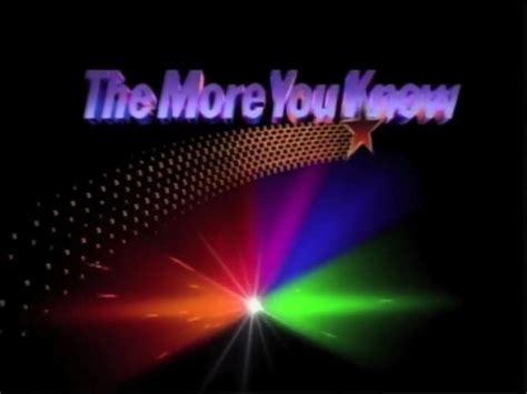 Nbc The More You Know Logo 1990 The More You Know Nbc Celebrities