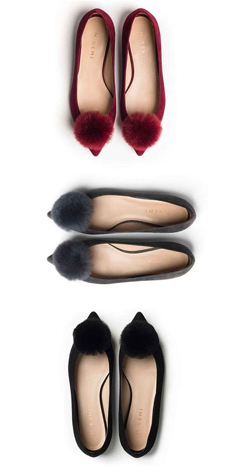 How Cute Are These Pom Pom Flats Ridgelys Radar Pom Pom Flats Women Shoes Fabulous Shoes