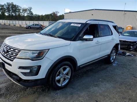 2016 Ford Explorer Xlt For Sale Sc Spartanburg Mon Nov 27 2023 Used And Repairable