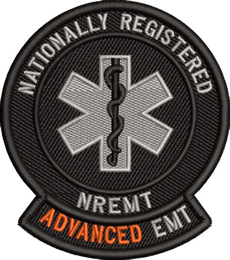 Nremt Advanced Emt Orange Large Blackout