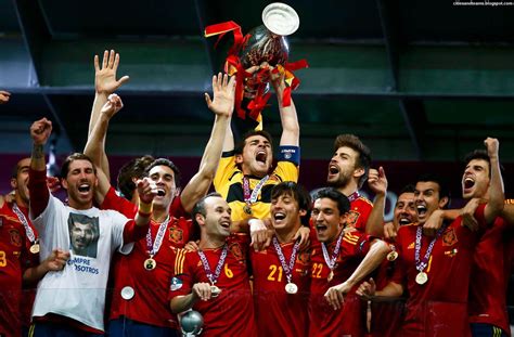 Euro 2012 Champion Spain National Legendary Football Team Hd Desktop