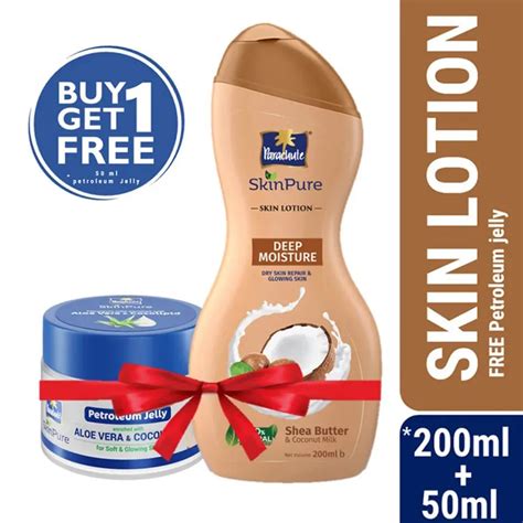 Parachute Skinpure Deep Moisture Lotion Ml Free Petroleum Jelly