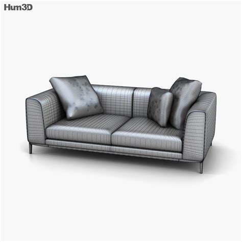 Natuzzi Trevi Sofa 3d Model Download In Max Obj Fbx C4d