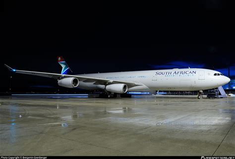 ZS SXB South African Airways Airbus A340 313 Photo By Benjamin