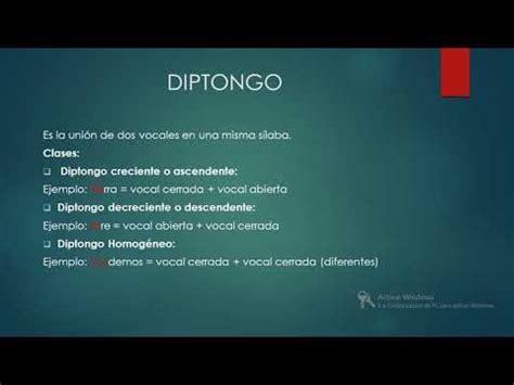 COMUNICACIÓN Acentuación General y Concurrencia Vocálica Diptongo