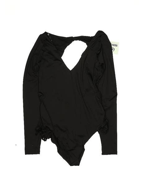 The Bikini Lab Solid Black One Piece Swimsuit Size XL 55 Off ThredUP