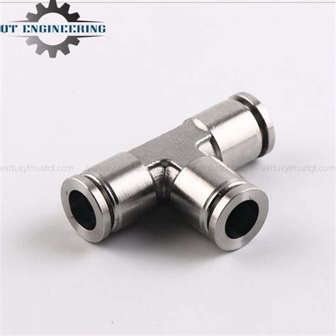 Khớp Nối Nhanh Khí Nén Inox 304 316 PU QT Engineering