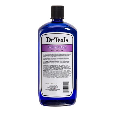 Dr Teal's Foaming Bath - Soothe & Sleep with Lavender – www.drteals.com.au