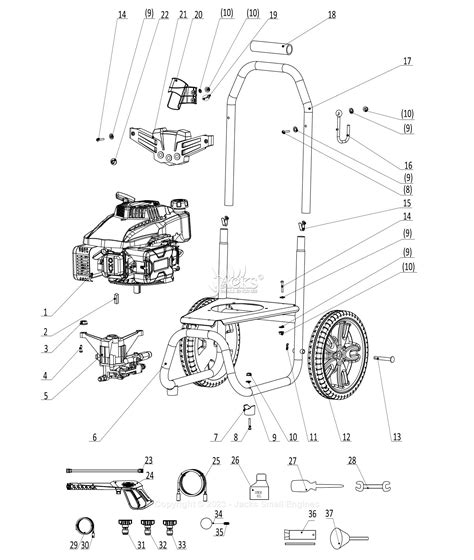 Westinghouse Wpx Parts Diagram For Parts List