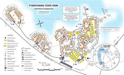 Pymatuning Lake State Park Map