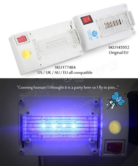 Led Socket Electric Mosquito Fly Insect Trap Killer Zapper Night Lamp Us 3 99