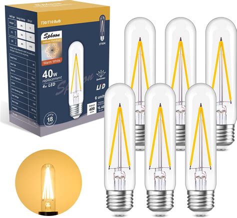 Sphoon Watt Light Bulbs Dimmable Tubular Led Bulb E Led Light Bulb