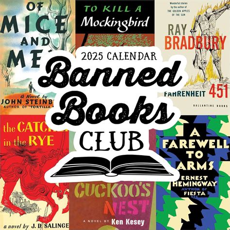 Amazon.com: TF PUBLISHING 2025 Banned Book Club Wall Calendar - Large