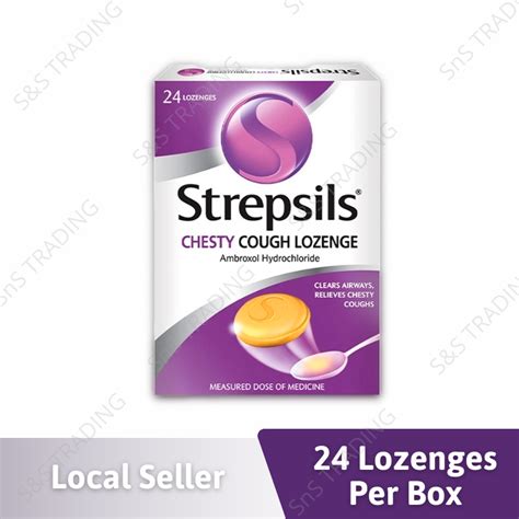 Exp 2026 Strepsils Max Triple Action Blackcurrant Lozenges 16s Strepsils Chesty Cough 24s