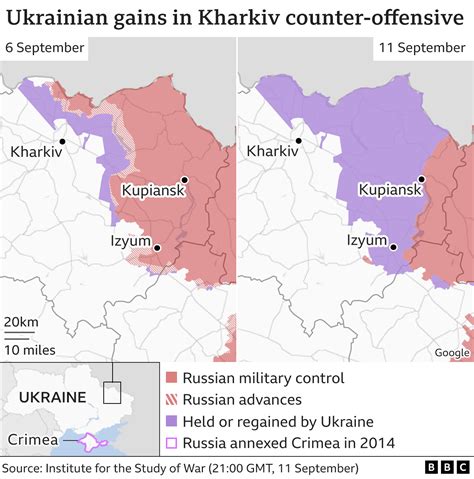 Ukraine War Russians Outnumbered 8 1 In Counter Attack Bbc News