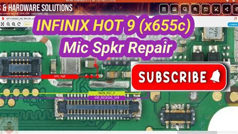 Infinix Hot X C Mic Spkr Repair Solution Diagram Youtube