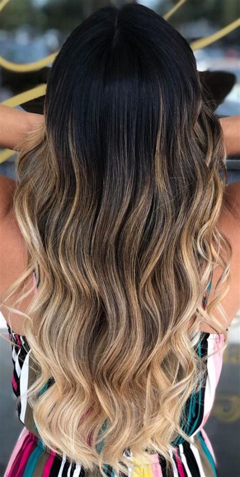 25 Dark Chocolate Brown Hair Ideas Dark Brown Melted To Blonde