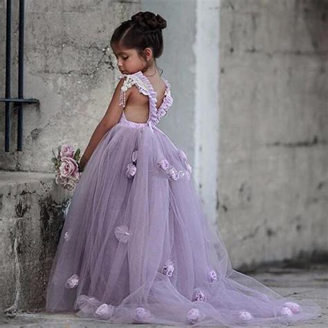 Light Purple Flower Girl Dresses