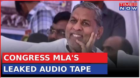 Karnataka Congress Mlas Audio Tape Leaked Questions Possibility Of A