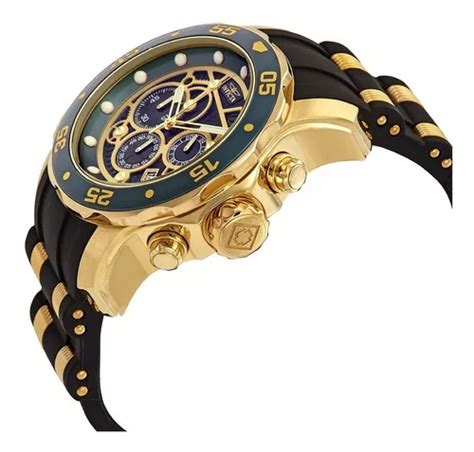 Reloj Pulsera Invicta Pro Diver 25708 De Cuerpo Color Dorado Para