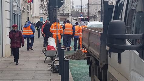 Strada Regele Ferdinand este șantier după câteva luni de la inaugurare