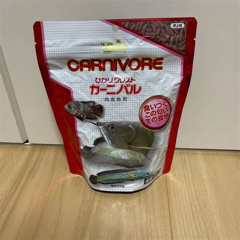 Yahooオークション 新品 ひかりクレスト カーニバル 肉食魚用 210g