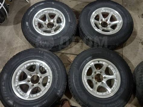 Комплект литых дисков R-16. Из Японии. Б/П, Weds, 16", 1 шт, 6x139.7 ...