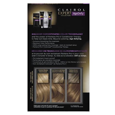 Clairol Age Defy Expert Collection G Medium Golden Blonde Permanent