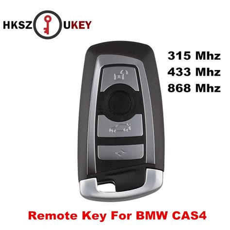 HKSZUKEY Keyless 4 Buttons 315MHZ 433MHZ 868MHZ Smart Remote Key For