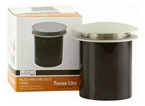 Tecnolite Lámpara Led De Exterior Color Satinado Meses sin interés