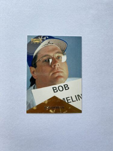 1996 Pinnacle Bob Hamelin 289 Worst Card Ever Kansas City Royals