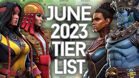 Mcoc Tier List June 2023 Dani Moonstar Lady Deathstrike Buffed Attuma And Buffed Shuri