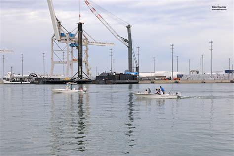 Last Launched And Landed Spacex Falcon Booster Of Returns To