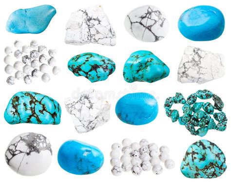 Various Raw Gemstones And Crystals With Names Stock Image Image Of