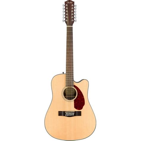 Fender Cd Sce String Electro Acoustic Natural With Hard Case