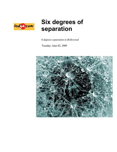 Six Degrees Of Separation | DOC