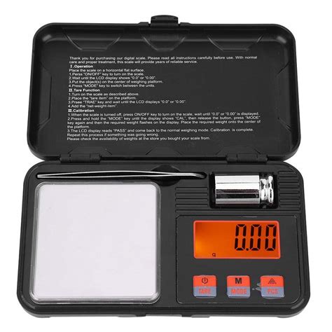 Digital Scale 200g 0 01g High Accuracy Portable LCD Display Mini