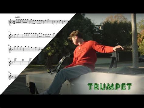 Nicky Youre Dazy Sunroof Trumpet Sheet Music Youtube