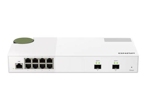 QNAP QSW-M2108-2S - Switch - Administrerad - 2 x 10 Gigabit SFP+ + 8 x ...