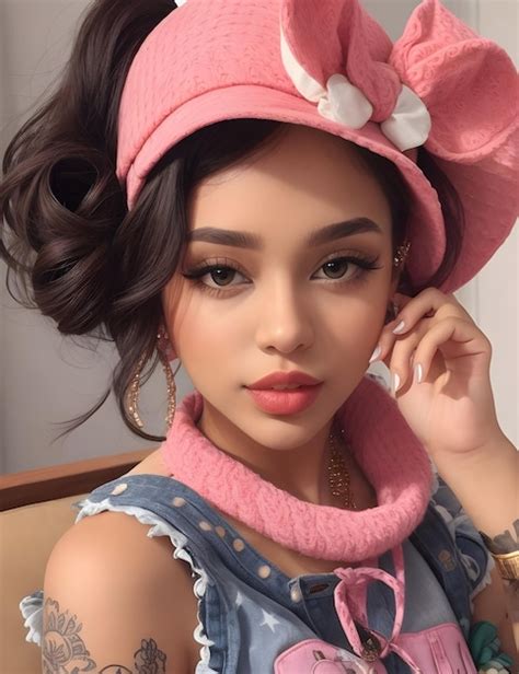 Premium Ai Image A Stylish Realistic Girl Ai Generated