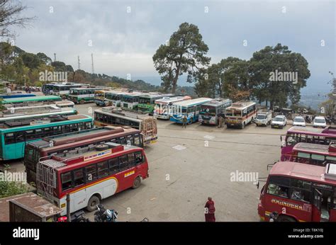 Dharmsala Himachal Pradesh India 03 23 2019 Bus Station In