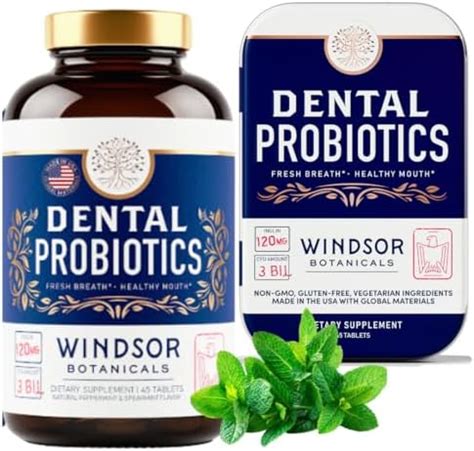 Amazon WINDSOR BOTANICALS Dental Probiotics For Teeth And Gums In