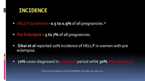 Hellp Syndrome Ppt