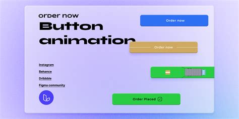 Order now button animation | Figma