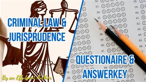 Criminal Law And Jurisprudence Mock Board Examination Criminologist