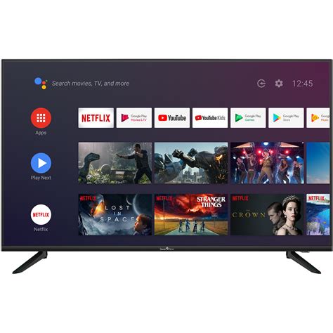 Телевизор Smart Tech 43F30UC2, 43" (109 см), Smart Android, 4K Ultra HD ...